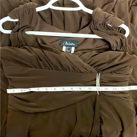 Rich Chocolate Brown Cocktail Dress - Picture 4 of 6